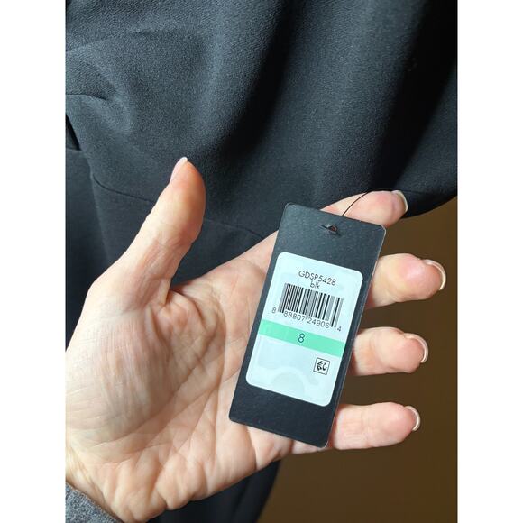 GUESS Siena Women's V-Neck Scuba Crepe Mini Bodycon Dress Size 8 NWT - Picture 4 of 6